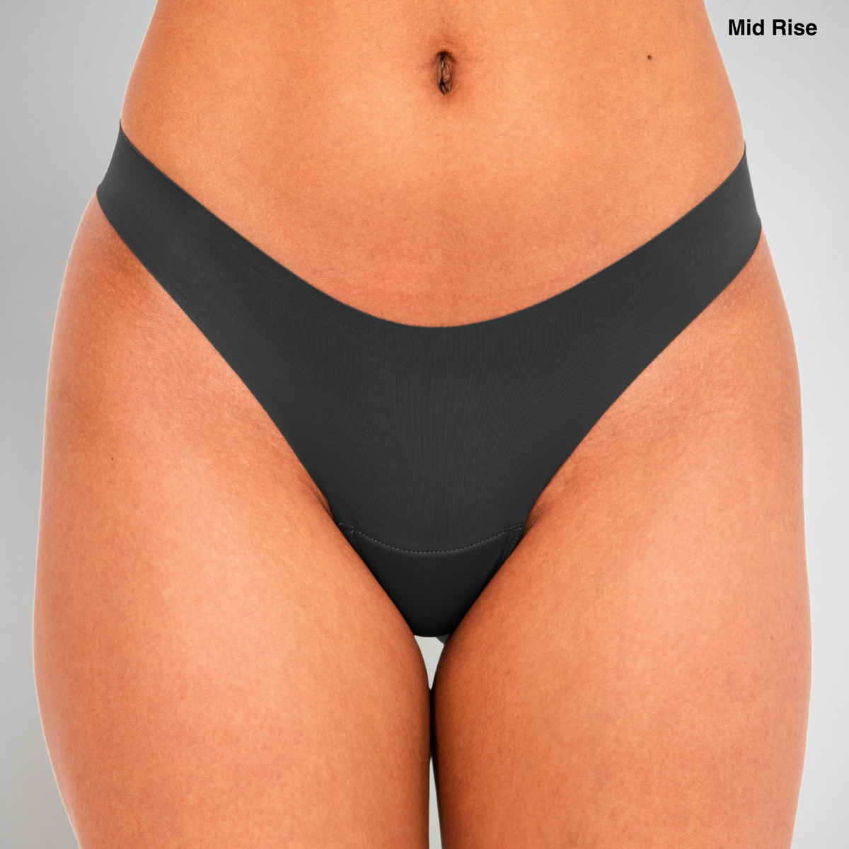 Olora Invisible Camel Toe Thong Mid Rise