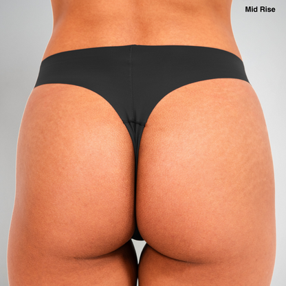 Olora Invisible Camel Toe Thong Mid Rise