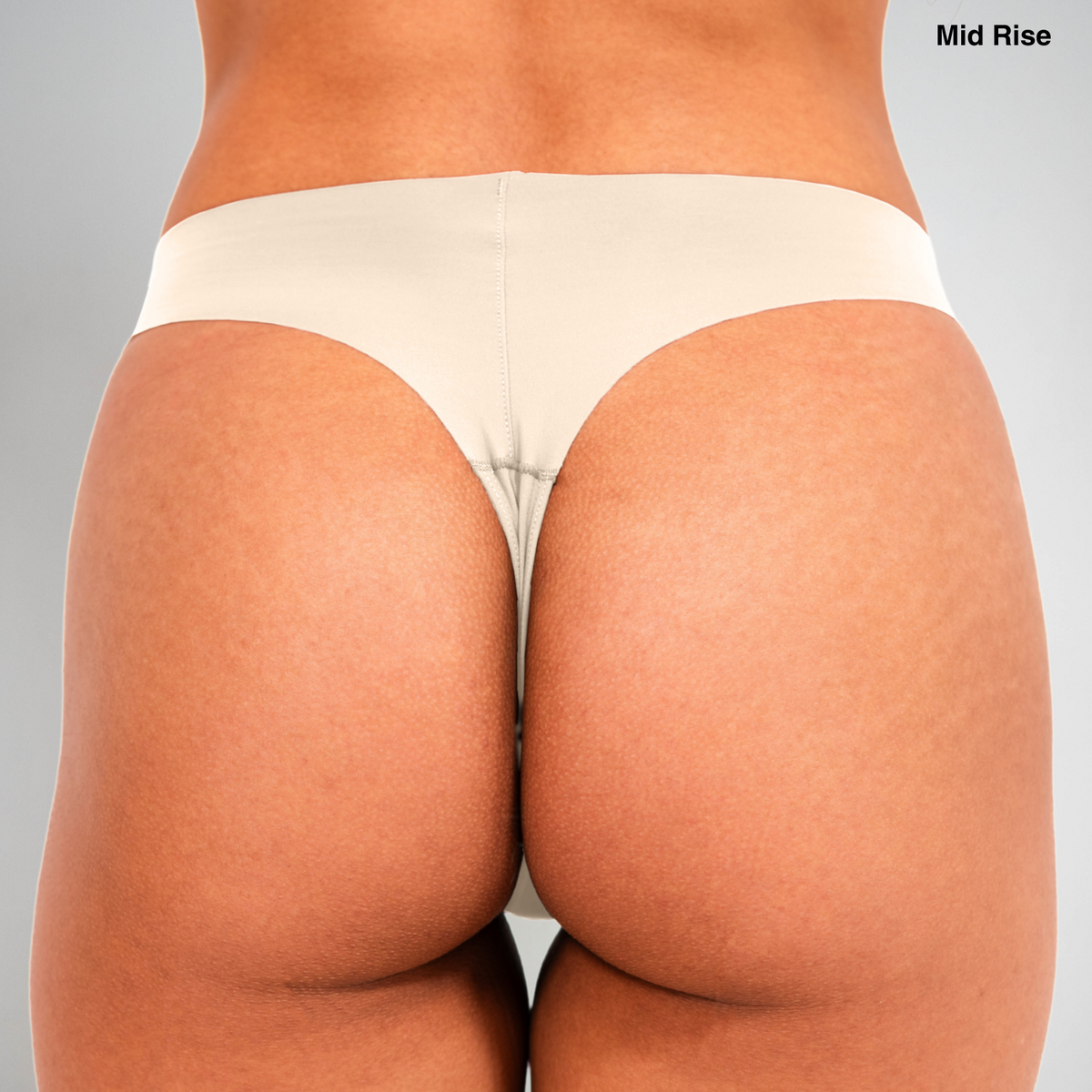 Olora Invisible Camel Toe Thong Mid Rise